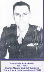  Commandant 

PAUL BAZIN
