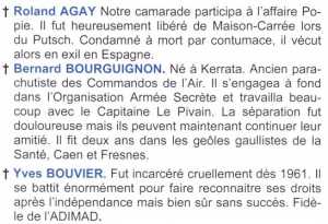 
Roland AGAY 

Bernard BOURGUIGNON

Yves BOUVIER

