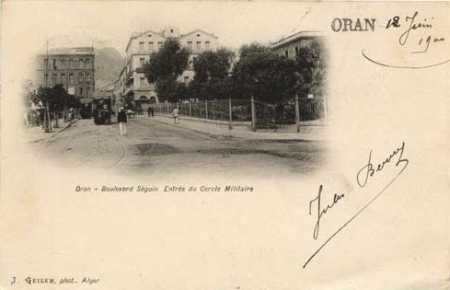 ORAN - Le Tramway en 1900