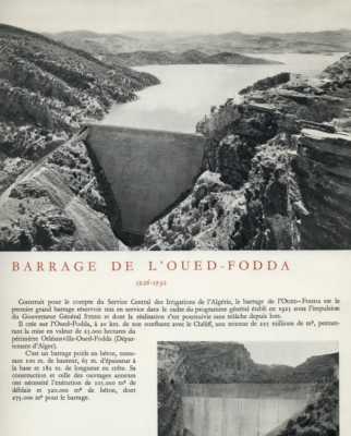 OUED-FODDA - Le Barrage