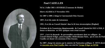 Paul CAZELLES
Maire de LETOURNEUX