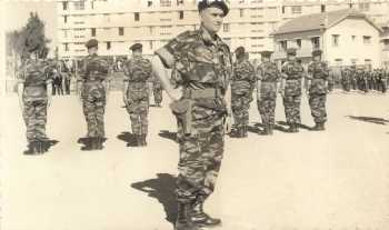 Le Colonel TOCE le 8 Mars 1960 
(jour de passation de commandement 
entre les Colonels LE MIRE et TOCE)