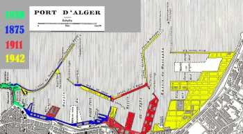 Evolution du Port d'ALGER