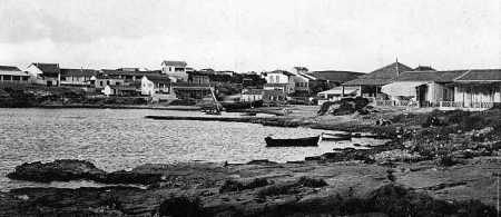 PORT-aux-POULES - le Petit Port en 1920
