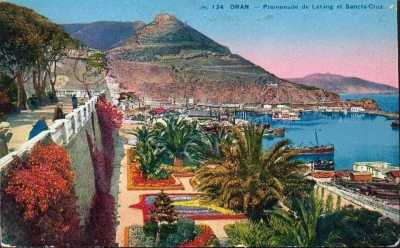 ORAN - Promenade de l'Etang et SANTA CRUZ