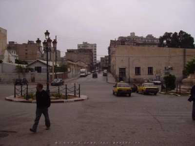 ORAN - La rue Sidi-Ferruch vue de la gare