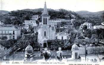 SAINT EUGENE - L'EGLISE ET LES VILLAS