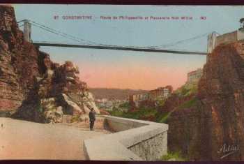CONSTANTINE
Pont sur le RHUMMEL
Sidi M'cid