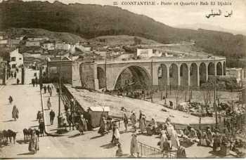 CONSTANTINE - Porte et quartier Bab El Djabia