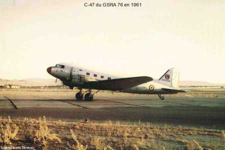 1961 - Un C47 
sur la base de TELERGMA