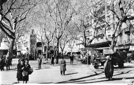 Tlemcen - Place d'Alger en 1950