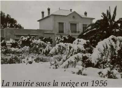 TURGOT sous la neige en 1956