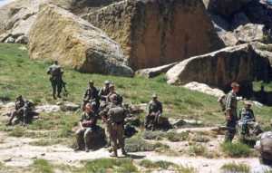Commandos au col de Tizougarine.