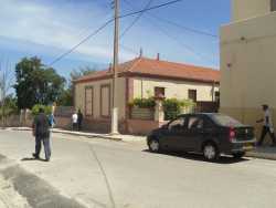 La villa "Gabrielle"
qui abritait la famille VAUGIEN
et la rue devant la Manutention