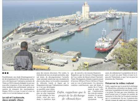 Le port de TENES en 2015
