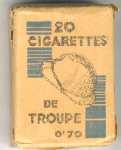 CIGARETTES de TROUPES