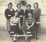1949 - 1950
Institutrices Ecole des Filles
----

Yvonne RAU
Simone RIGAIL
Mle DURIN
Mme GENREBERT
Huguette FEREDJ
Fernande DUPIN
