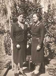 2 filles Banos. 
Henriette ALBENTOSA
et sa soeur Louise MORLA