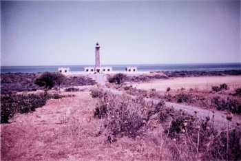 Le phare de Colombi en 1959