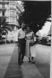 1954 - Georges et Annie
rue Michelet