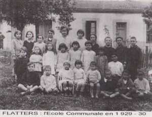 FLATTERS
l'Ecole Communale
1929 / 1930