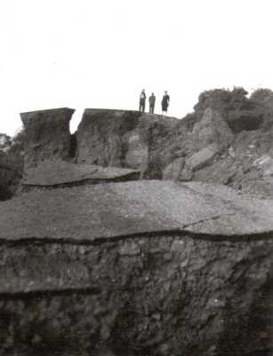 1953
le glissement de terrain sur la route de Pointe Rouge