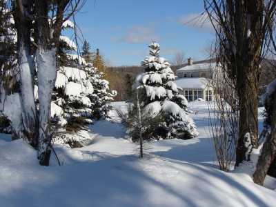 ma maison au Canada ... en hiver