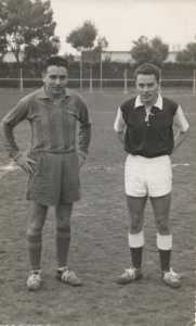 1961 
Sur le stade d'OUED-FODDA 
Vincent SALA "Titou"
Claude SALA
