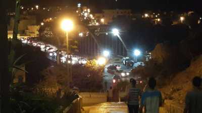 Le nouveau pont sur l'oued Allala
la nuit