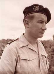 Lieutenant Michel THIEBAUD. 
Photo prise en Indochine