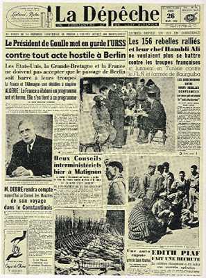 26 Mai 1958 
Ralliement des 156 hommes d'Ali HAMBLI