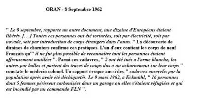 ORAN - 8 SEPTEMBRE 1962