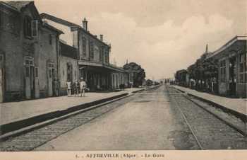 AFFREVILLE - La GARE