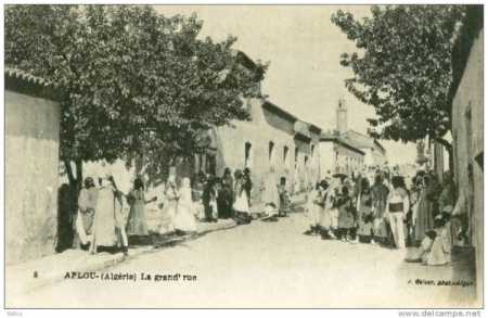 AFLOU - La Grande Rue en 1900