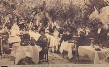 ALGER - Terrasse de l'Hotel ST GEORGES