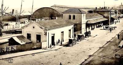 La gare d'Alger en 1907