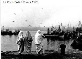 Le Port d'ALGER vers 1925