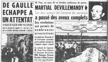 9 Septembre 1961
----
l'attentat de Pont sur Seine