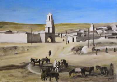 BIR-EL-ATER entre 1960 - 1962
(Peinture de Claude MICHEL)