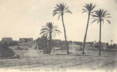 Environ de BISKRA
Ruines d'un fort Arabe