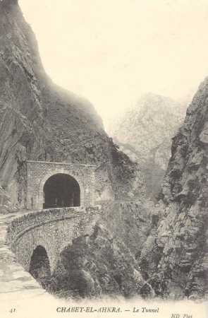 CHABET-EL-AHKRA - le tunnel