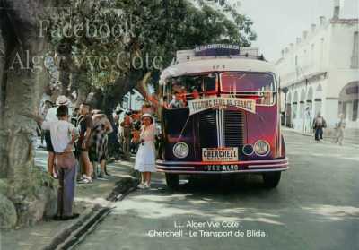 CHERCHELL - Le bus venant de Blida