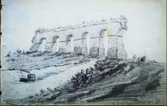 Constantine - Ruines de l'aqueduc romain