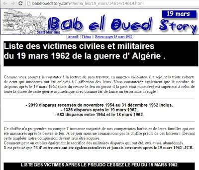 Highlight for Album: Les DISPARUS  Site Bab-El-Oued Story