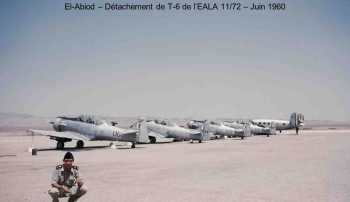 EL-ABIOD en juin 1960
Alignement des T6