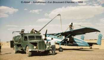 EL-ABIOD en 1958
Ravitaillement d'un BROUSSARD