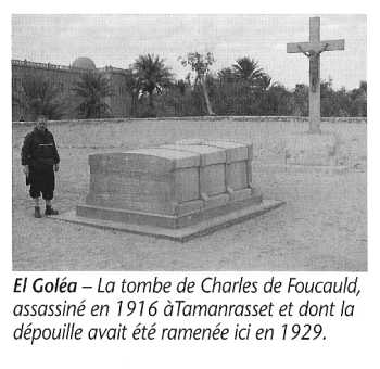 EL GOLEA - la tombe de Charles de Foucauld