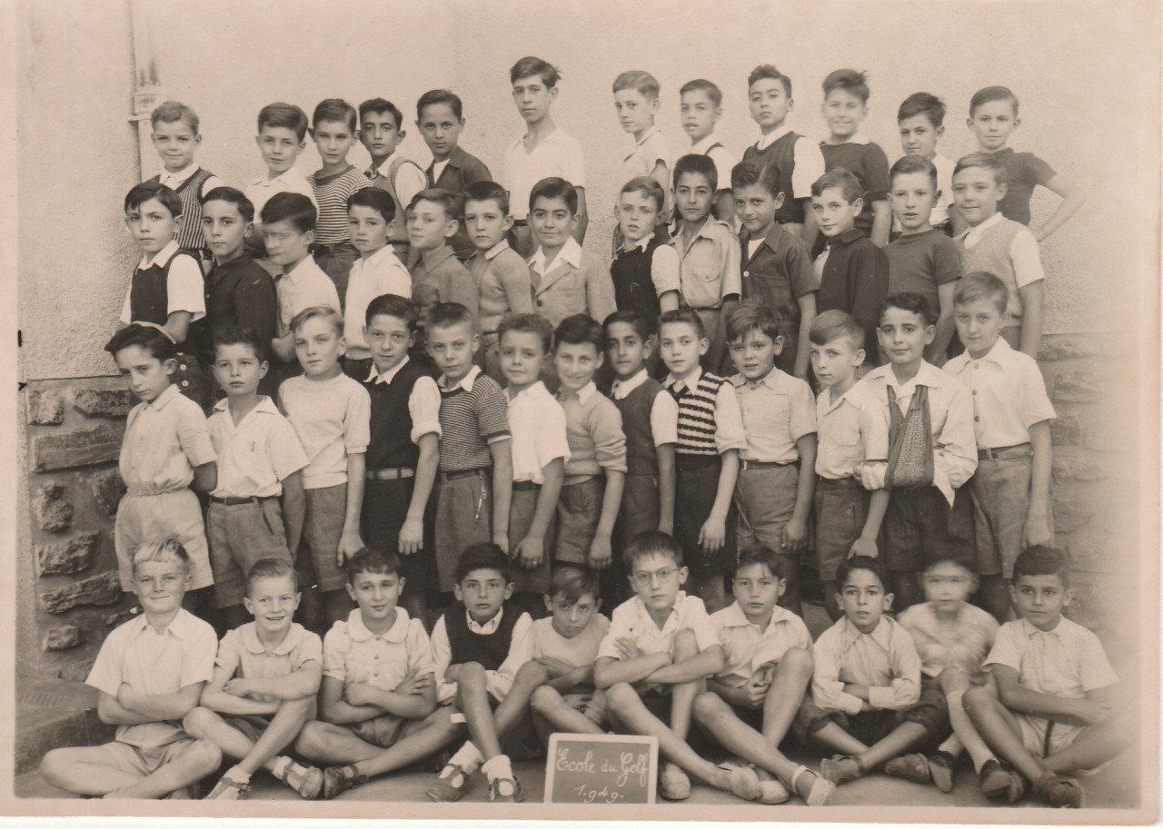 1949- Ecole du Golf- la Redoute -classe de Mr. Junka