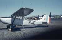 Philippeville, 1961. Parking pour Cessna L19 et North American T-28  "Fennec"