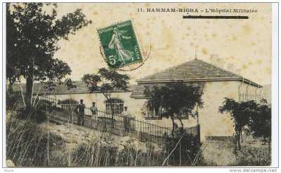 HAMMAM-RIGHA - L'Hopital Miitaire
